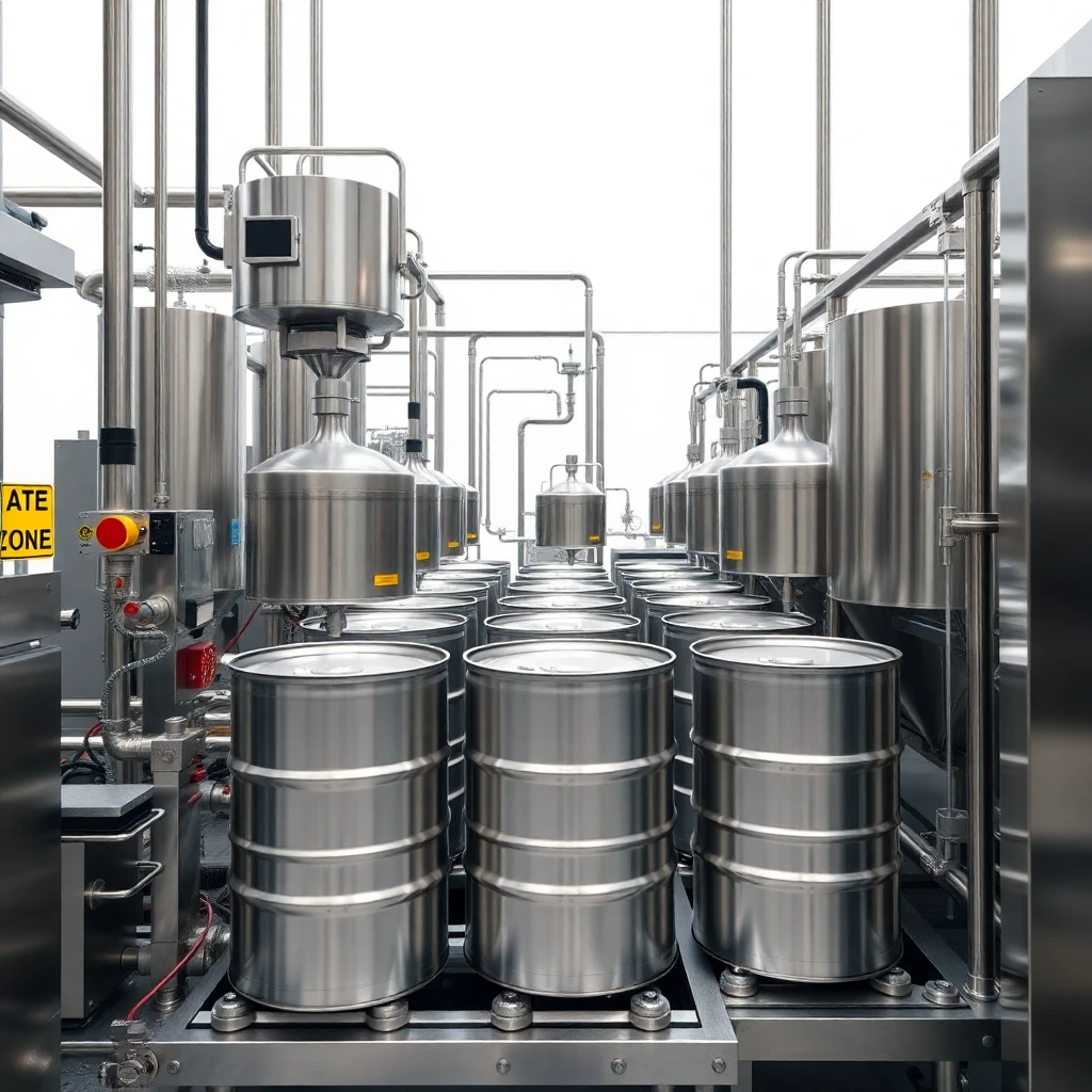 ATEX Zone 1 Drum Filling Line for German Chemical Manufacturer
