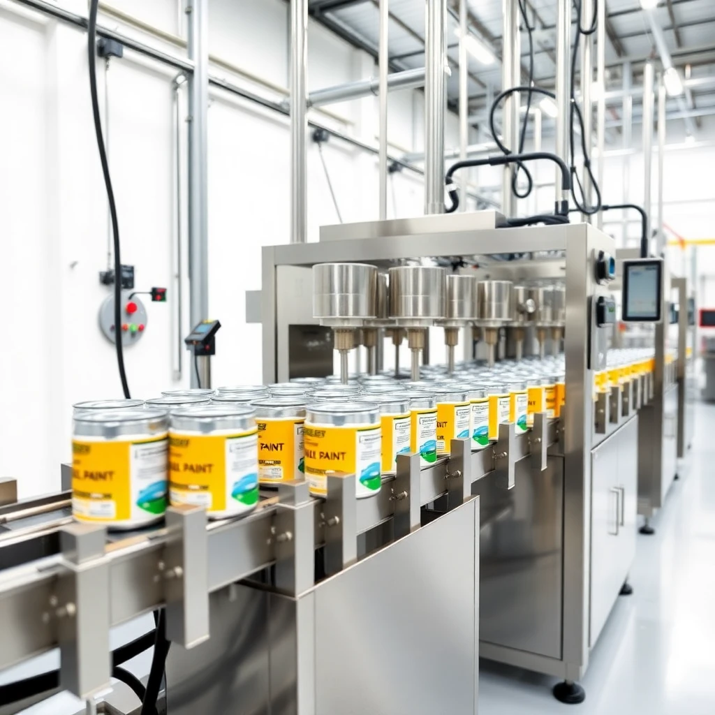 Automatic Paint & Coating Tin Filling Line for Turkish Manufacturer
