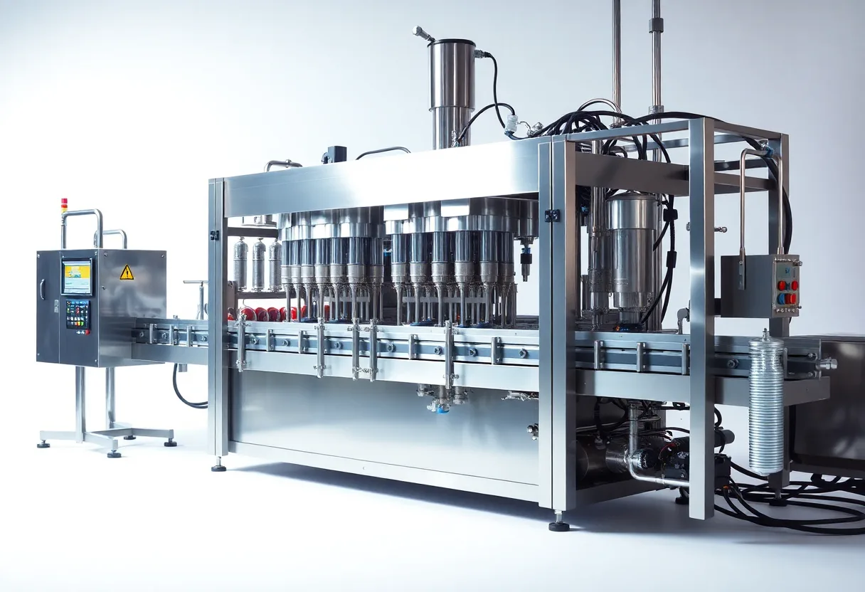 Aerosoldosen-Abfüllmaschine generated realistic equipment image
