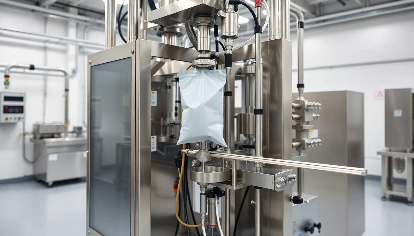 Bag-on-Valve Aerosol Filling Machine Side View