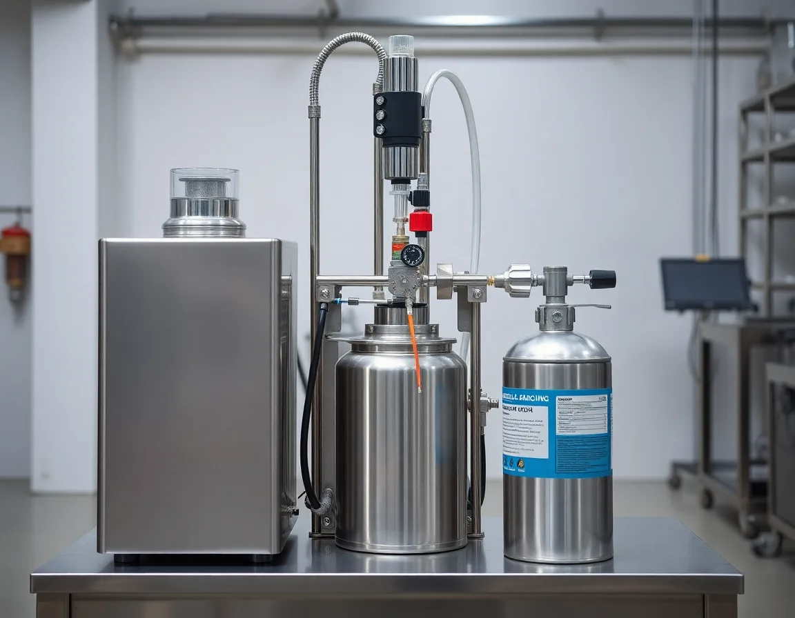 Manual Aerosol Filling Setup