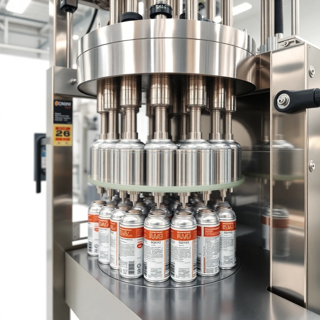 Spray Can Filling Machine solution reference for Japan application - hero view