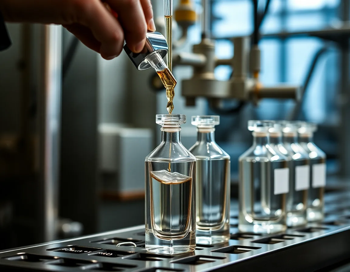 Perfume Filling Machine Scene