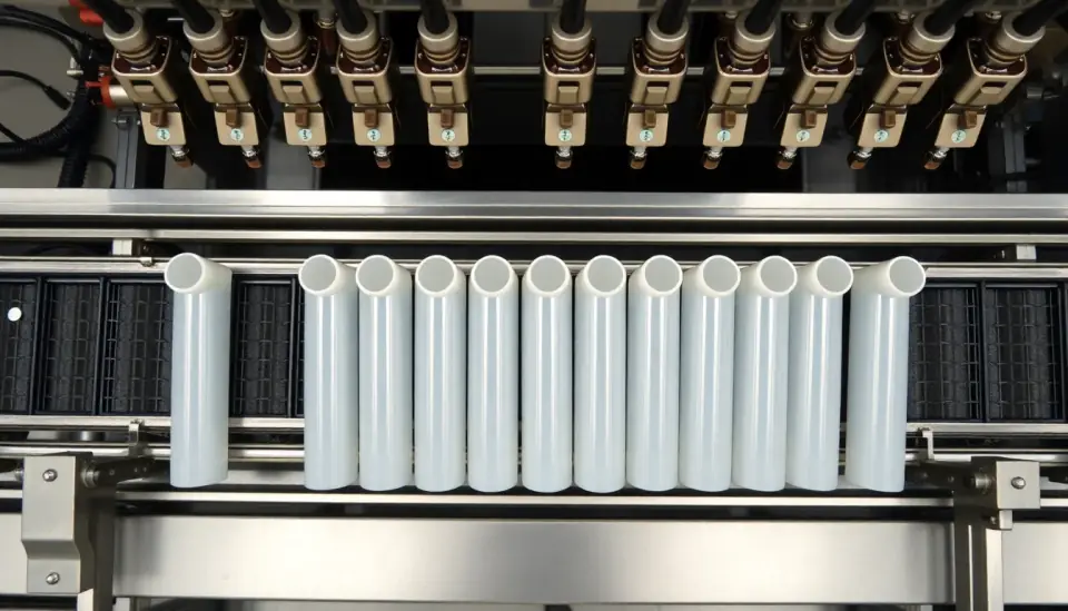 Tube Filling Sealing Machine Workflow