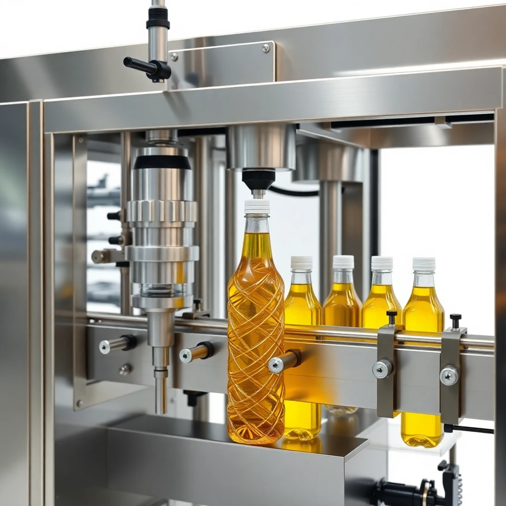 Cooking Oil Filling Machine Scene