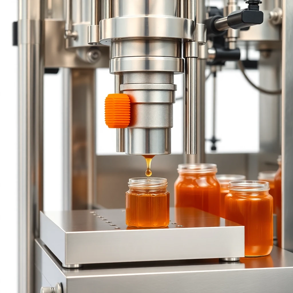 Honey Filling Machine Side View