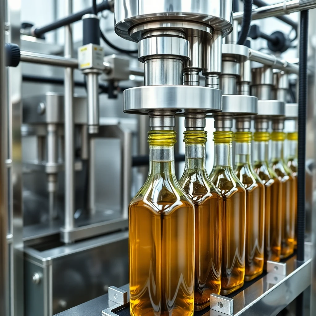 Olive Oil Filling Machine Italy Greece PDO — Kalamata PGI Certified Line - flow view