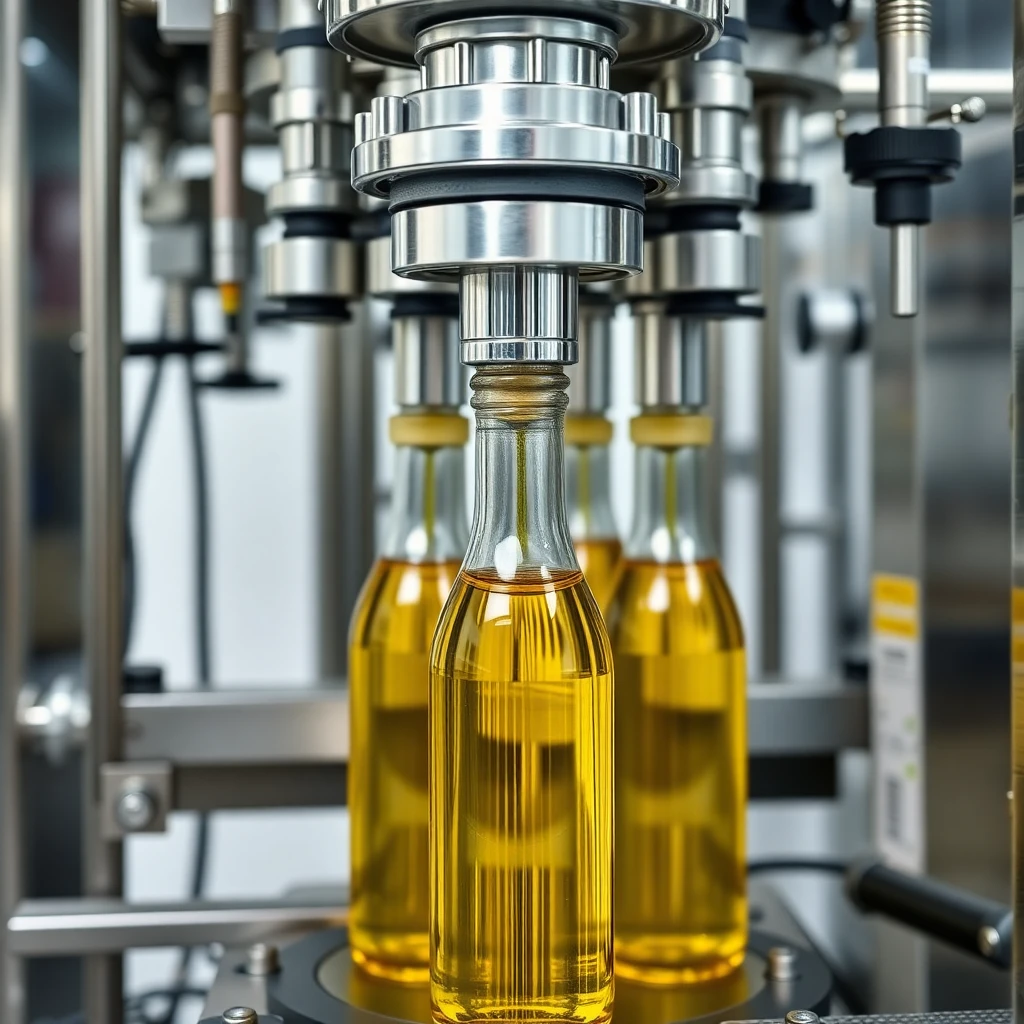 Olive Oil Filling Machine Italy Greece PDO — Kalamata PGI Certified Line - scene view