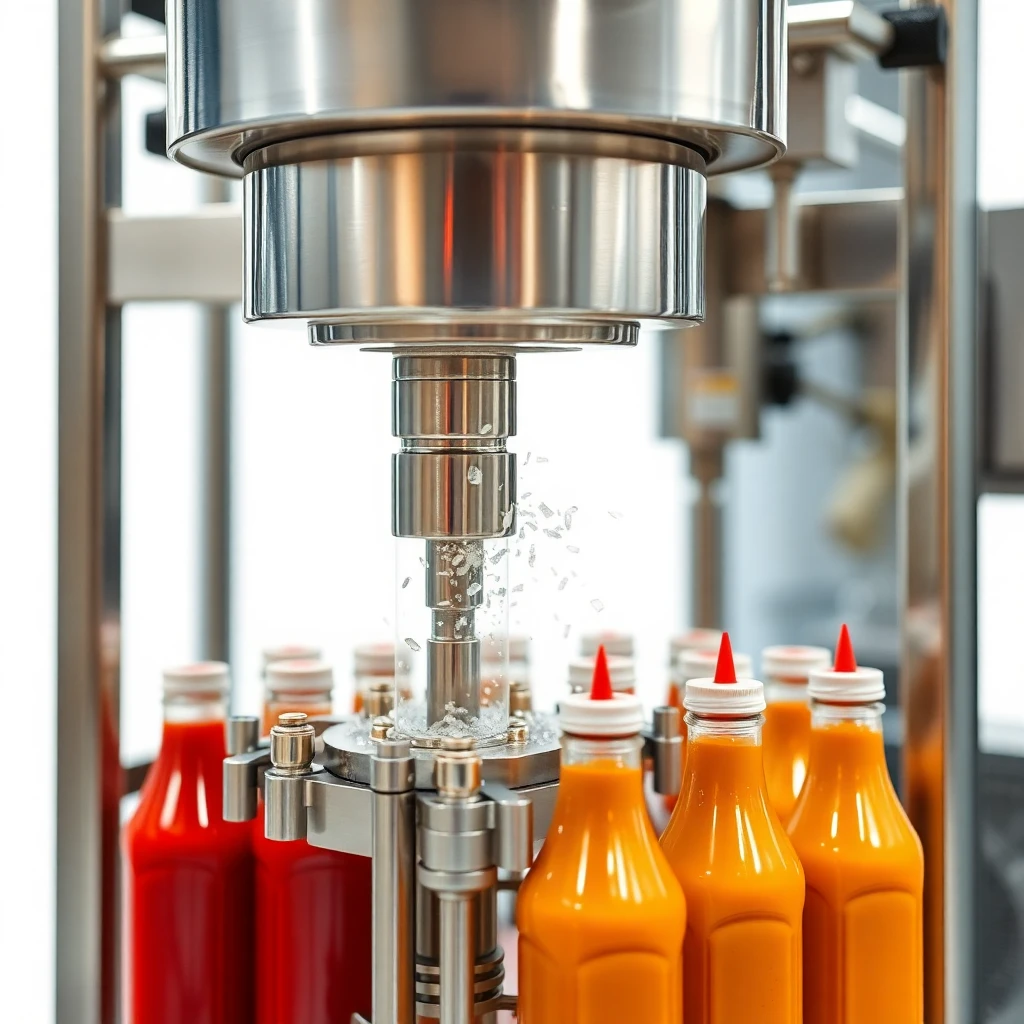 Sauce Filling Machine Side View