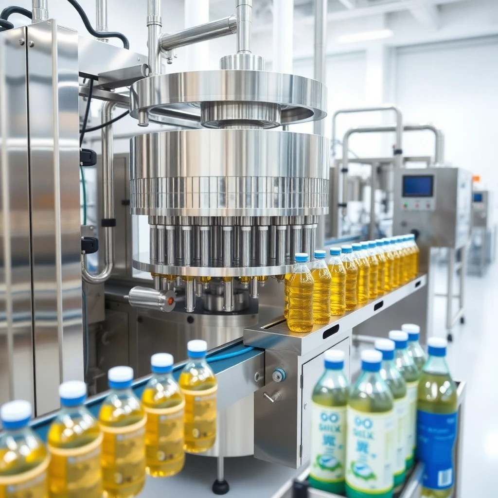 Automatic Edible Oil Filling Machine for Indian Mustard Oil Brand — 200 BPM FSSAI