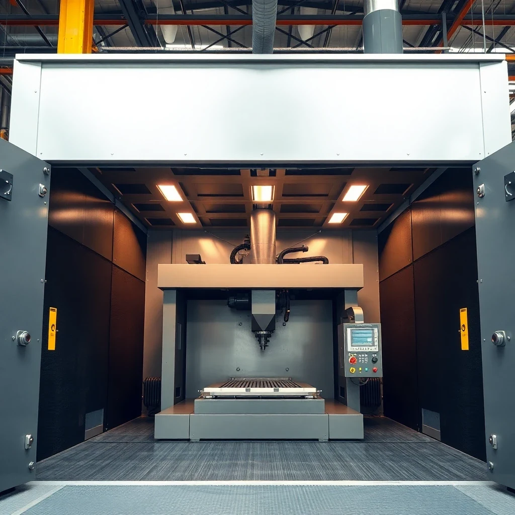 Acoustic enclosure interior for data center mechanical equipment noise control