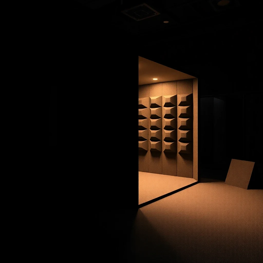 Anechoic Test Chamber – technical cross-section