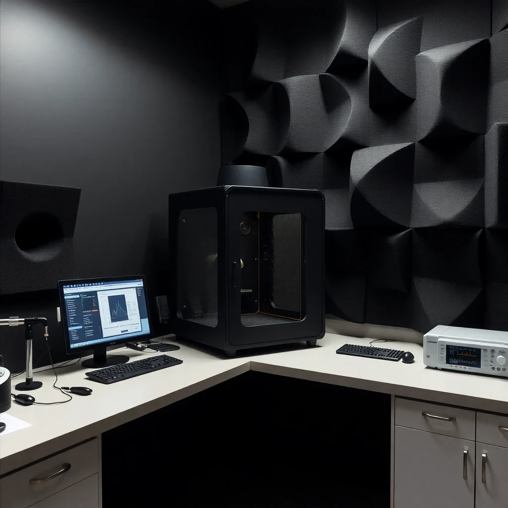 Compact Anechoic Chamber – in-use scene