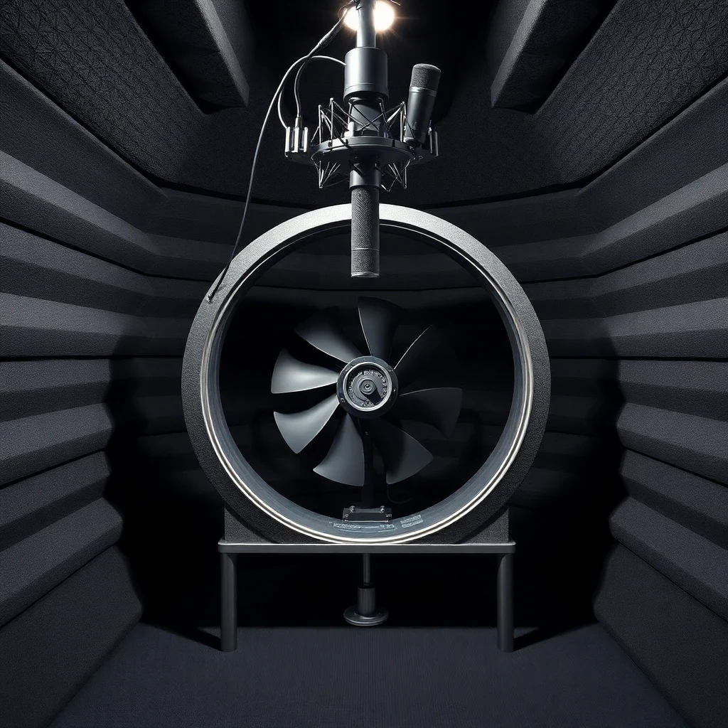 Hemi-Anechoic Chamber – interior view