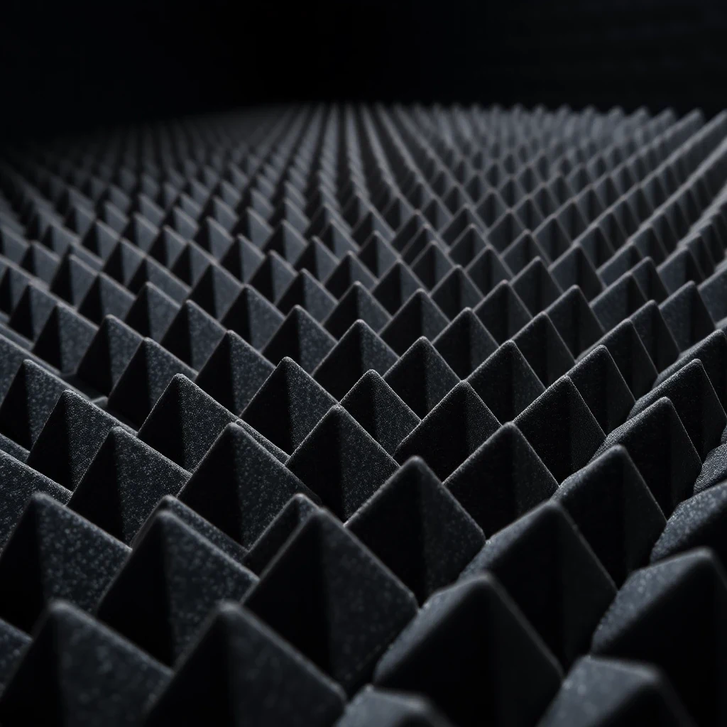 RF Anechoic Chamber – close-up detail