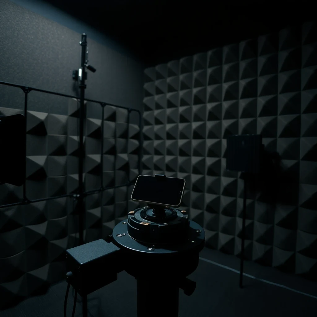 RF Anechoic Chamber – in-use scene