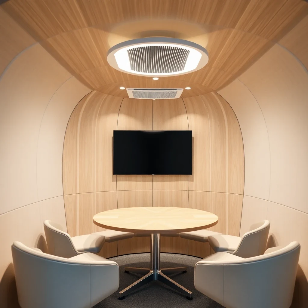 Acoustic Meeting Pod – interior view