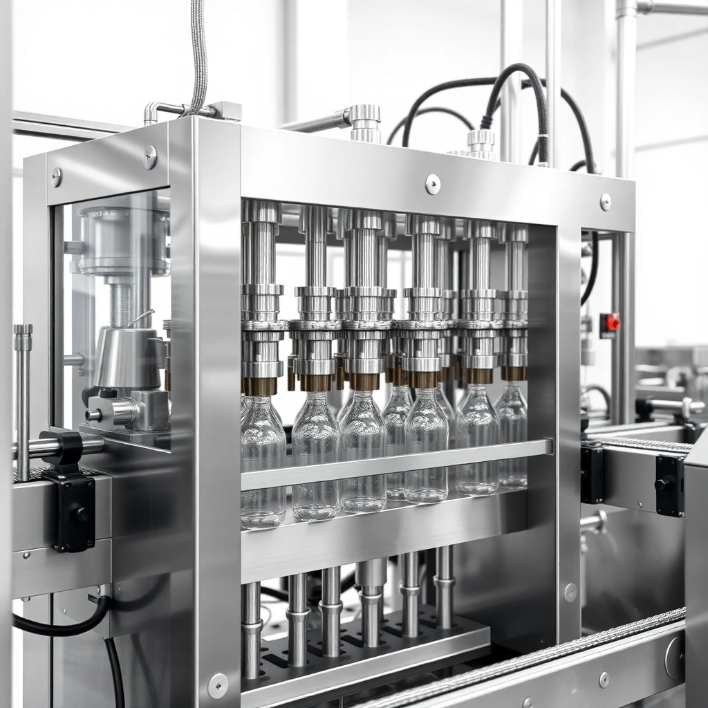 Bottle Filling Machine — Fill Head Detail