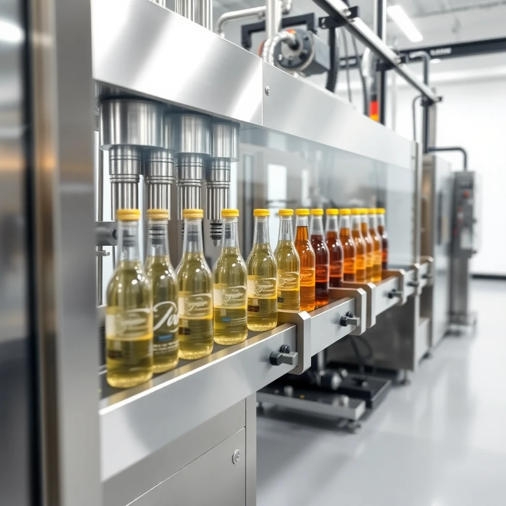 Bottle Filling Machine — Production Scene