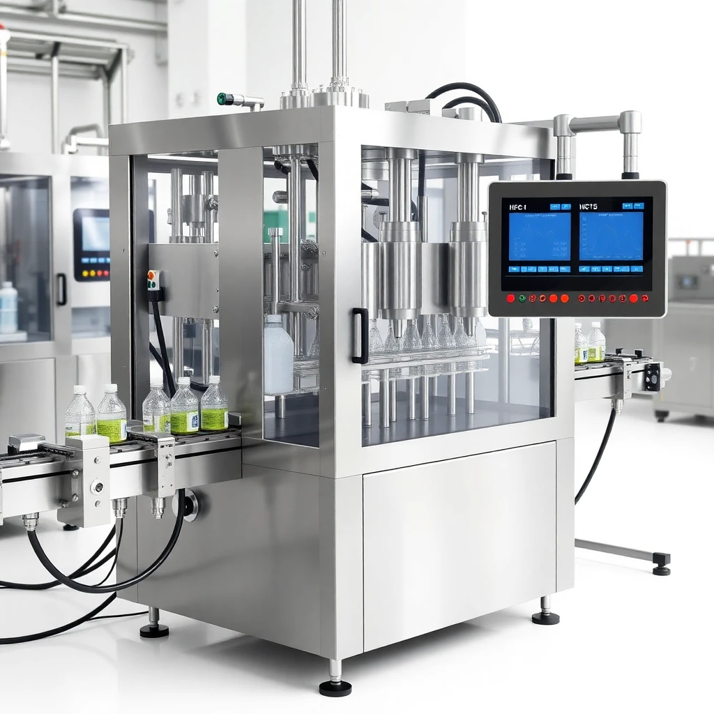 Liquid Filling Machine — Side View