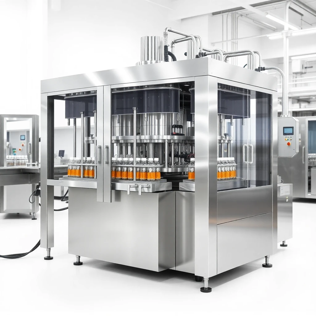 Monoblock Filling Machine — Production Scene