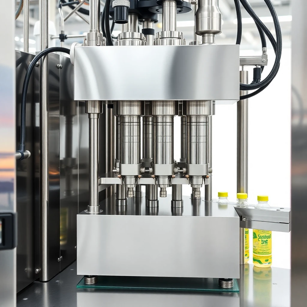 piston filling machine generated realistic equipment image