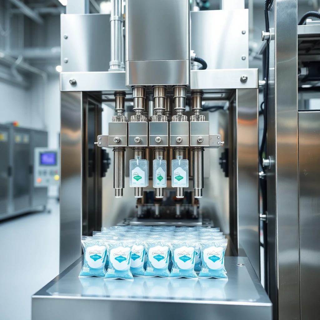 Liquid Sachet Filling Machine — Fill Head Detail
