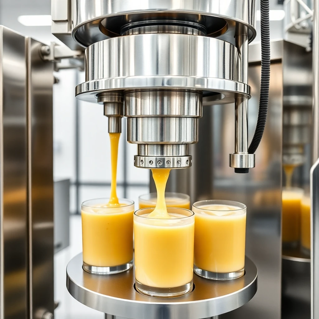 Viscous Liquid Filling Machine — Production Scene
