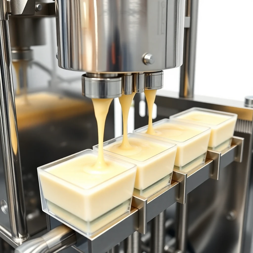 Viscous Liquid Filling Machine — Side View