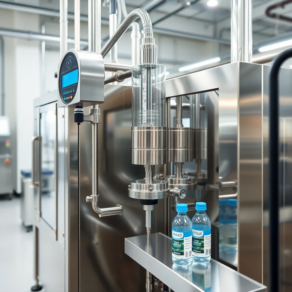 Water Filling Machine — Side View