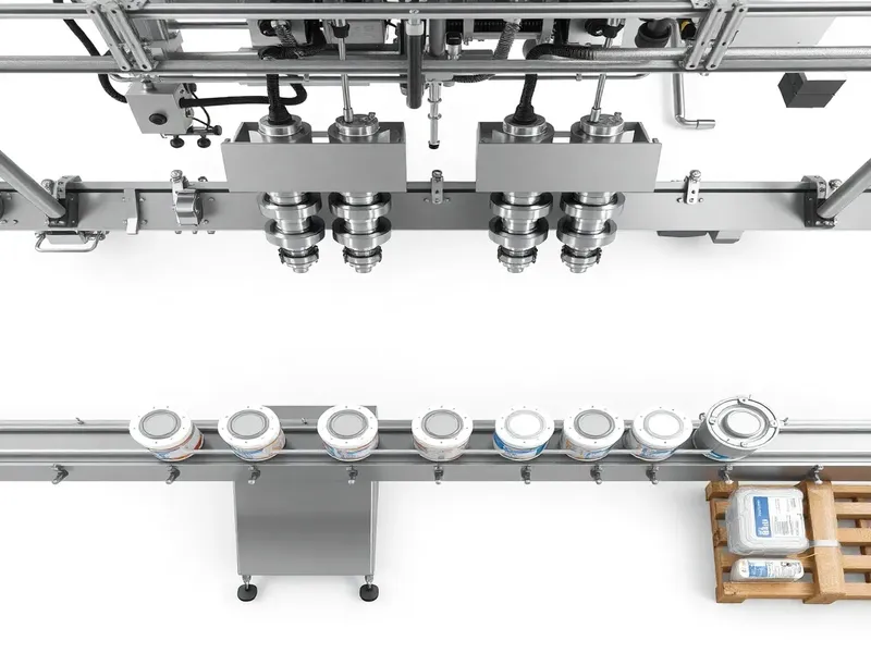 Stick Pack Filling Machine generated realistic equipment image
