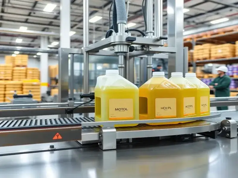 Lubricant Filling Machine Production Scene