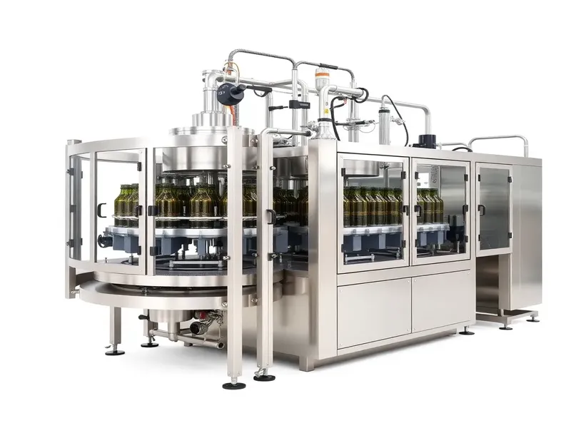 Lubricant Oil Filling Machine generated realistic equipment image