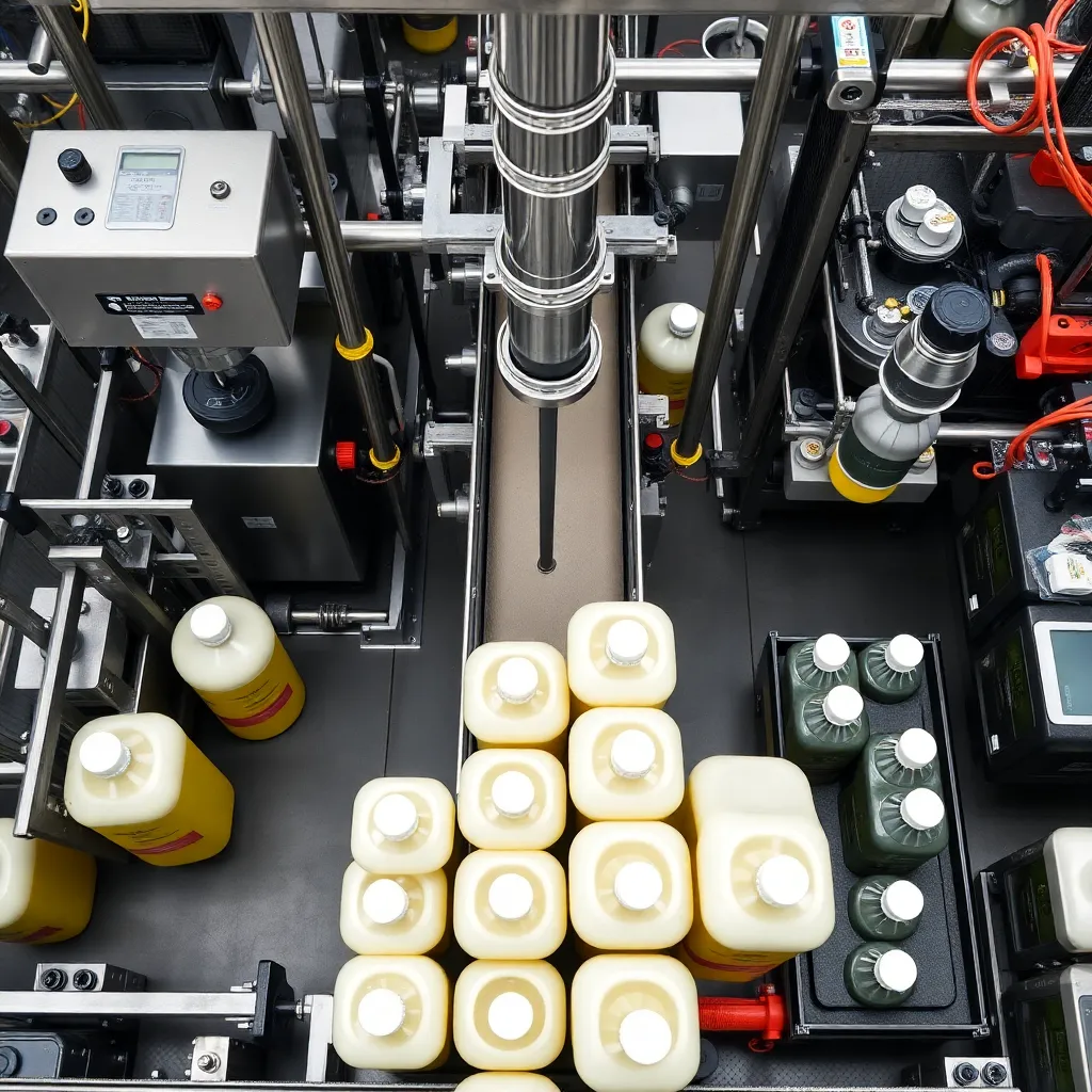 Semi Automatic Powder Filling Machine generated realistic equipment image
