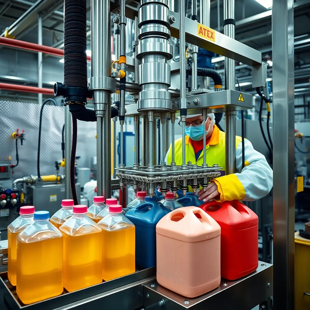 Chemical Liquid Filling Machine scene