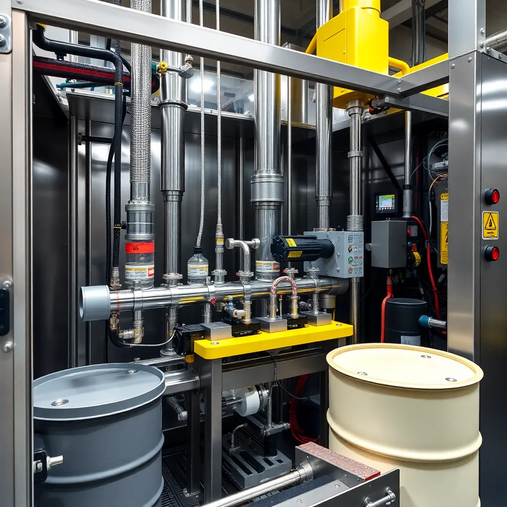 Chemical Liquid Filling Machine side