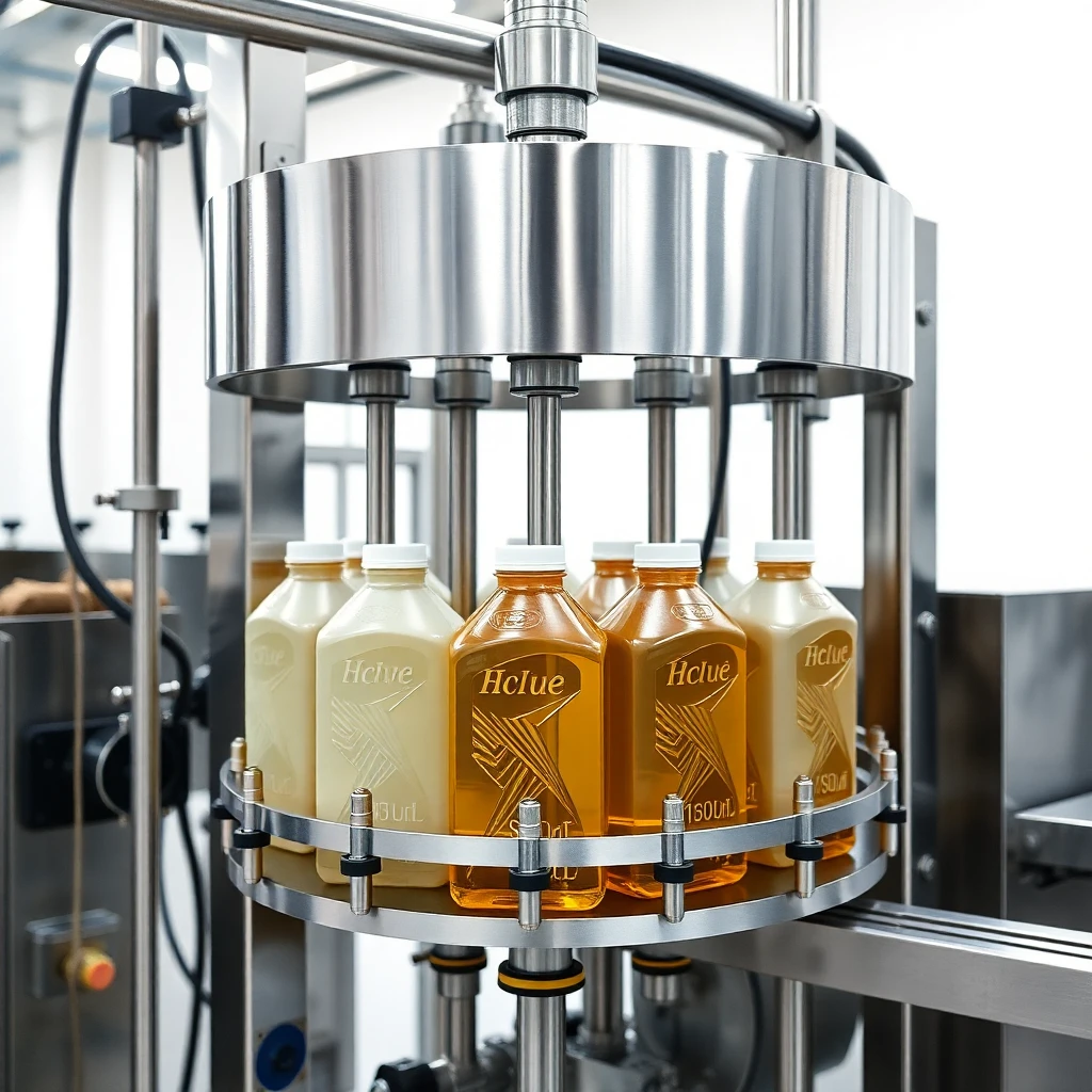 Lubricant Oil Filling Machine Workflow