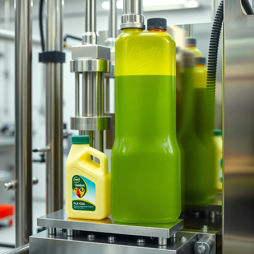 Lubricant Oil Filling Machine Side View