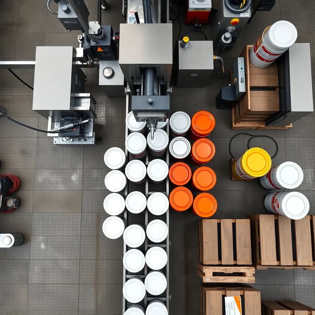 Pail Filling Machine flow