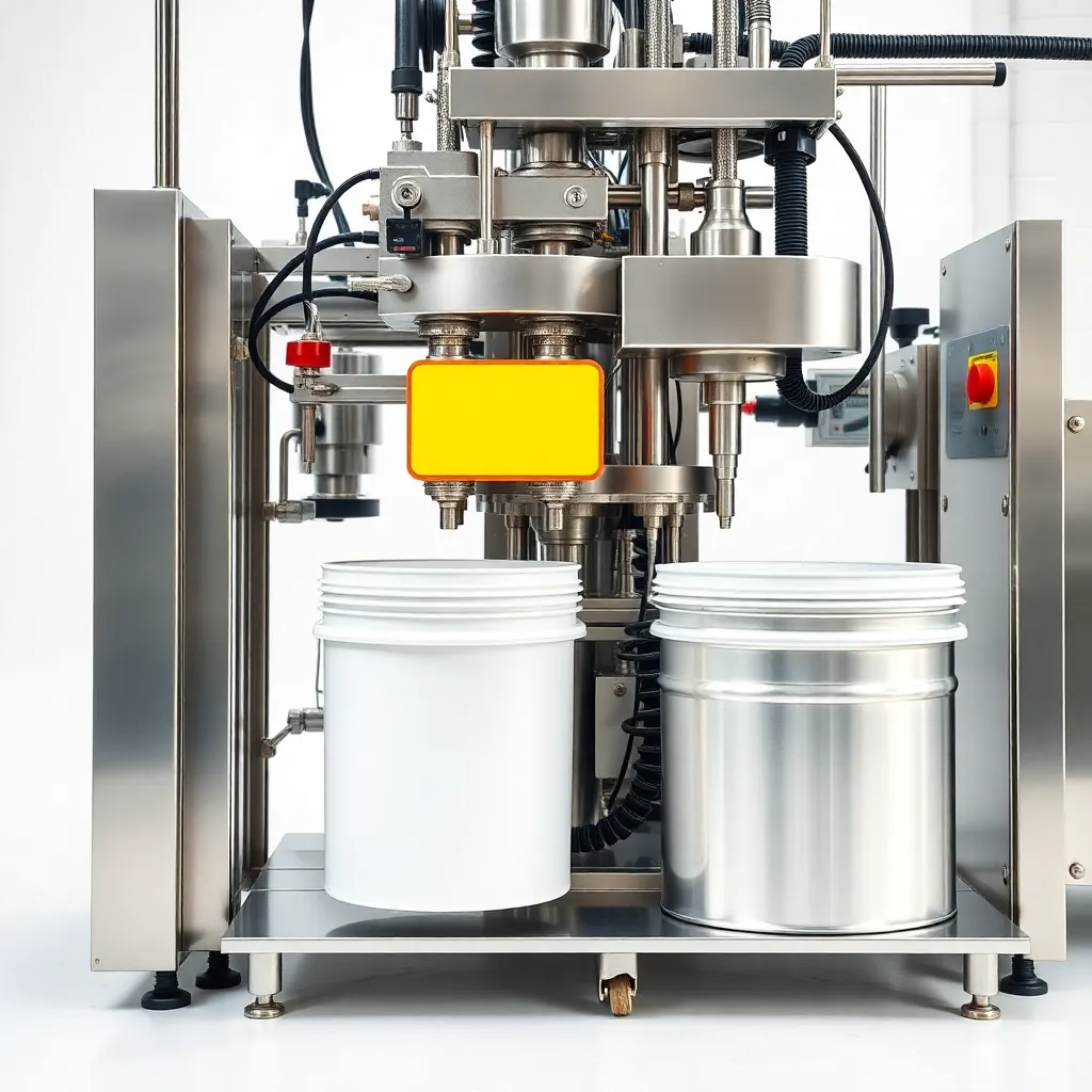Pail Filling Machine generated realistic equipment image