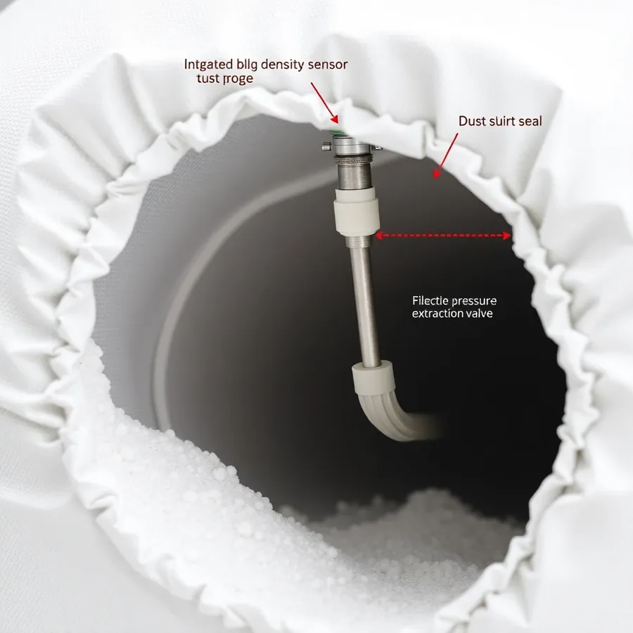 Jumbo Bag Filling Machine — density sensor detail