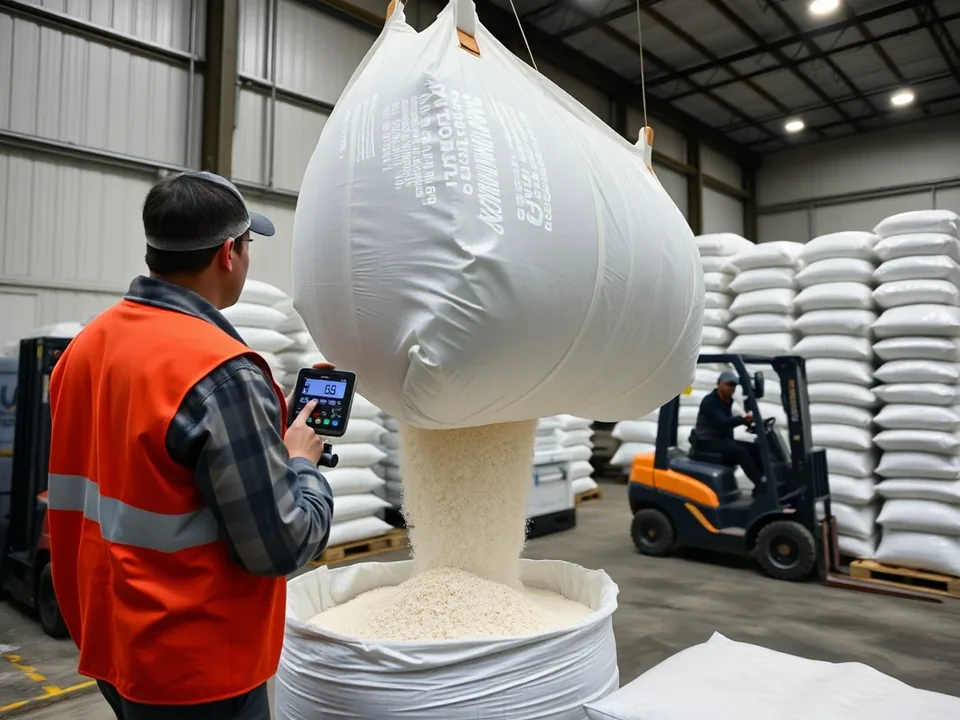 Bulk Bag Filling Machine in operation