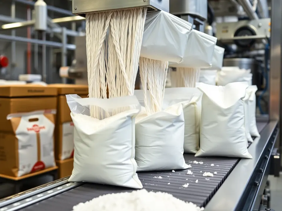 flour-filling-machine operation scene image