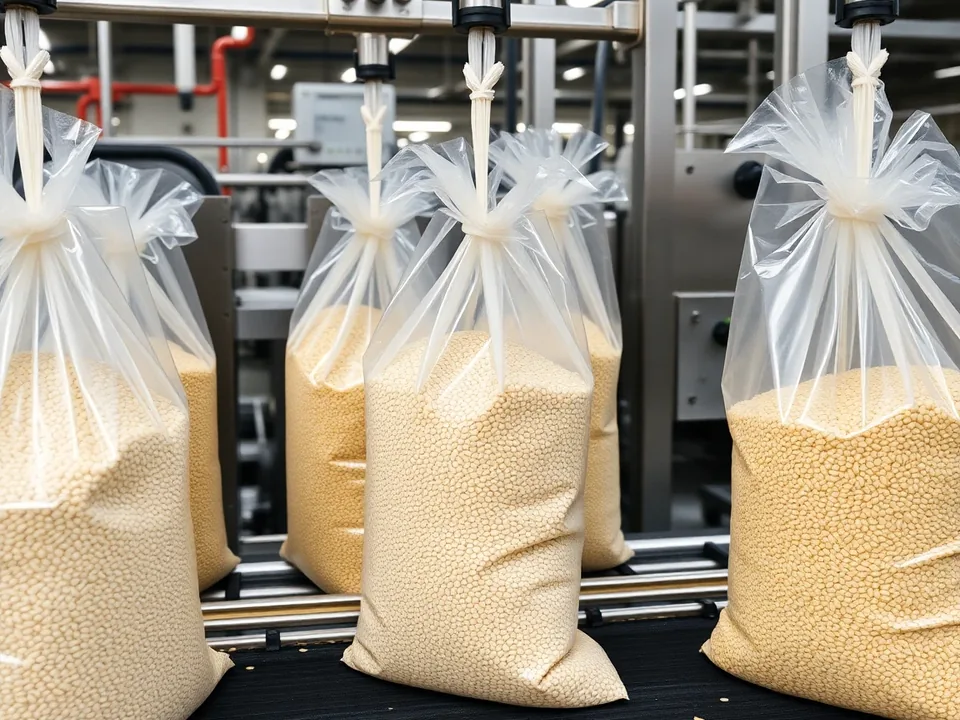 Grain Filling Machine in operation