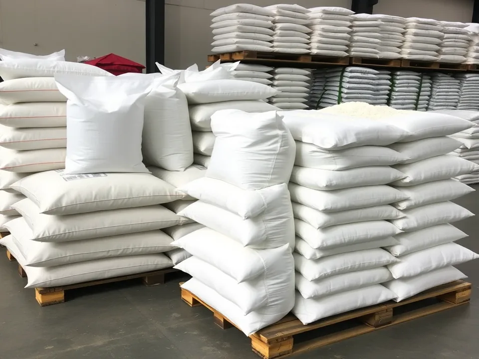 Powder Bagging Machine output packages