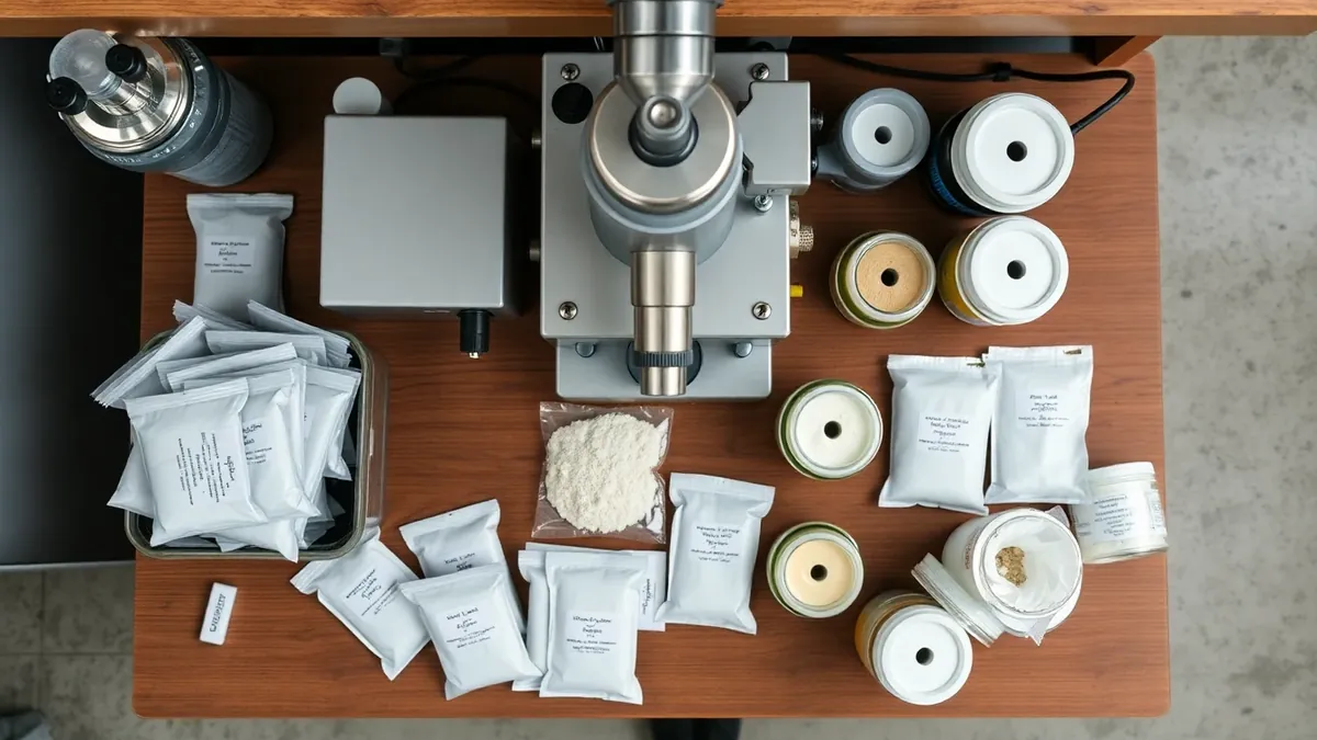 Small Powder Filling Machine production line