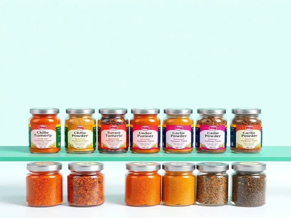 Spice Filling Machine output packages