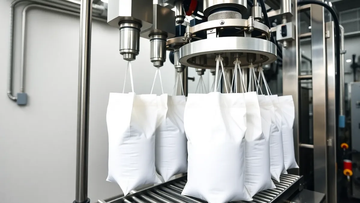 Valve Bag Filling Machine full side view