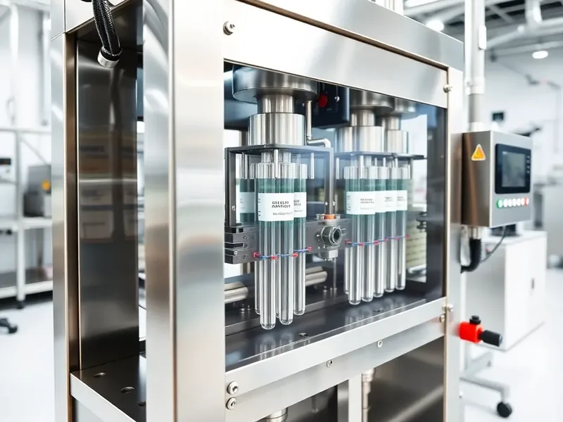 Automatic Tube Filling Machine Side View