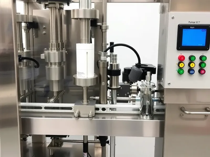 Cosmetic Tube Filling Machine Side View